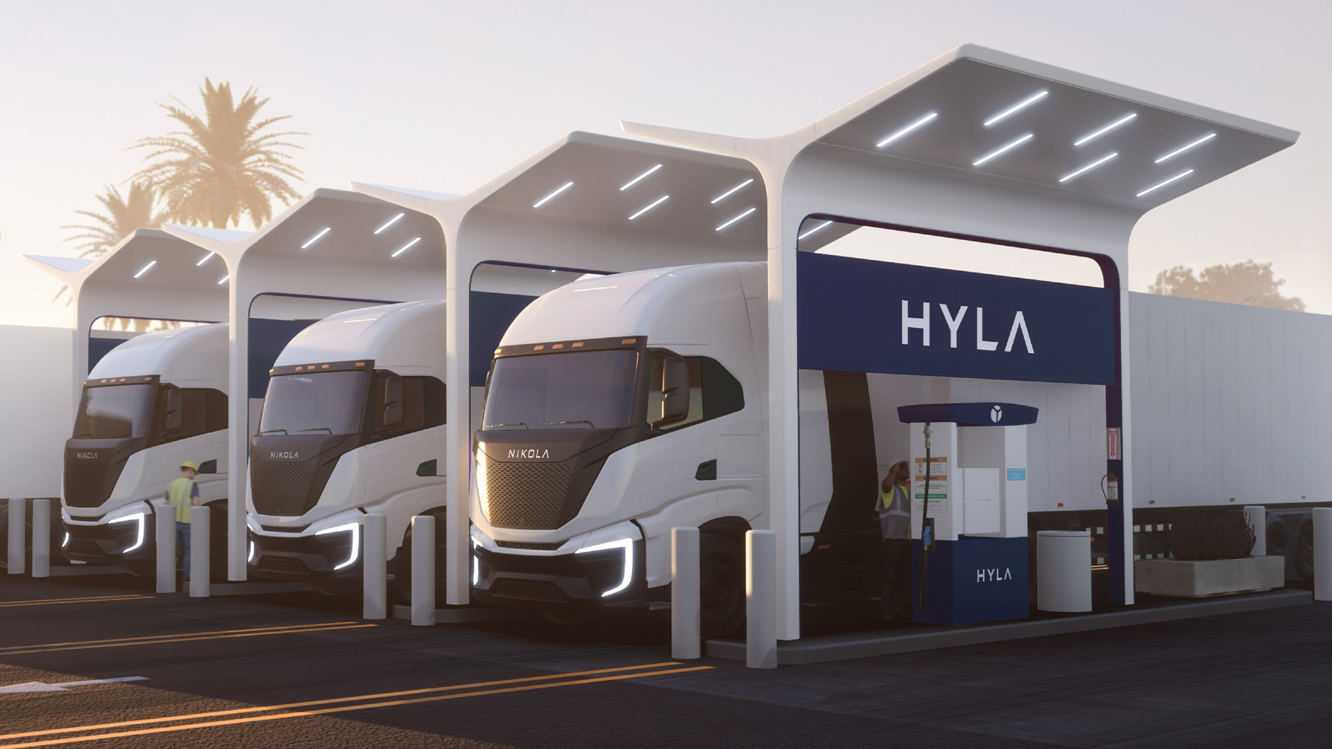 Hyla Hydrogen Truck Refueling Stations