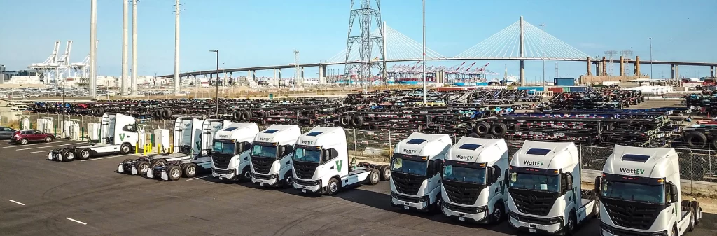 Electric Truck Charging Stations - WattEV Long Beach, CA